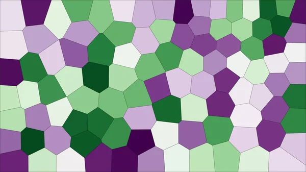 스테인드 글라스 다채로운 Eps 불규칙 패턴입니다 그리드 Vetorial — 스톡 벡터