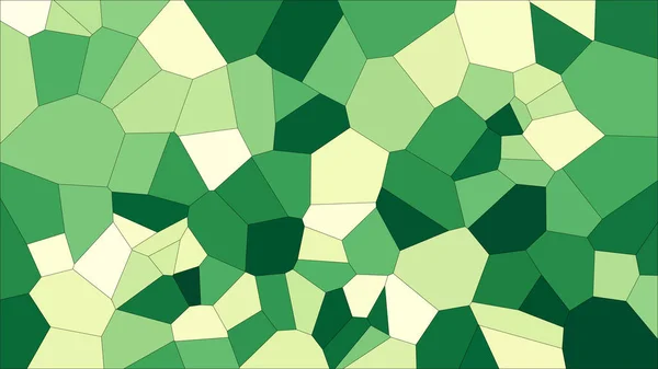 Vidro Manchado Voronoi Colorido Vetor Eps Abstrato Padrão Fundo Células — Vetor de Stock