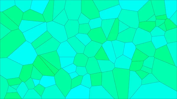 ステンド グラス カラフルなボロノイ ベクター Eps 不規則なセルは背景パターンです 図形グリッド Vetorial — ストックベクタ