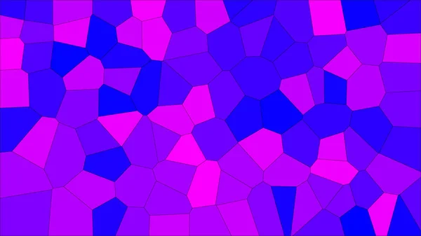 Gebrandschilderd Glas Kleurrijke Voronoi Vector Eps Abstract Patroon Van Achtergrond — Stockvector