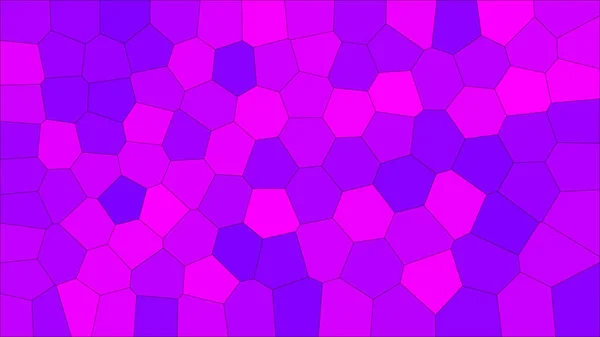 Verre Teinté Voronoi Coloré Vecteur Eps Abstrait Modèle Fond Cellules — Image vectorielle