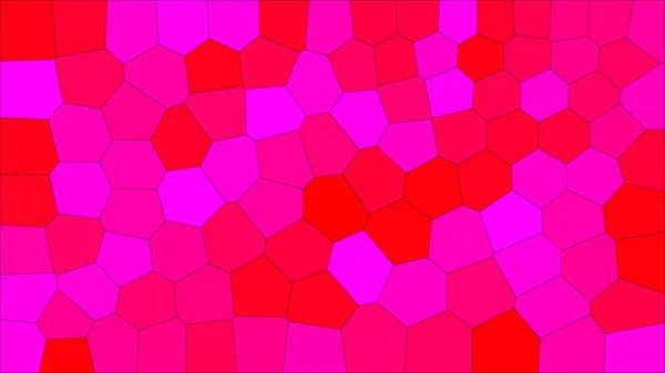 Gebrandschilderd Glas Kleurrijke Voronoi Vector Eps Abstract Patroon Van Achtergrond — Stockvector