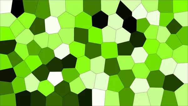 Vidrieras Colorido Voronoi Vector Eps Abstracto Patrón Fondo Celdas Irregulares — Vector de stock