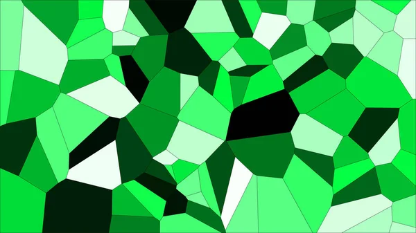 Vidro Manchado Voronoi Colorido Vetor Eps Abstrato Padrão Fundo Células — Vetor de Stock