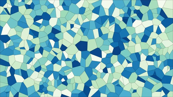彩色玻璃五颜六色的 Voronoi Eps 不规则单元格背景模式 几何形状网格 Vetorial — 图库矢量图片
