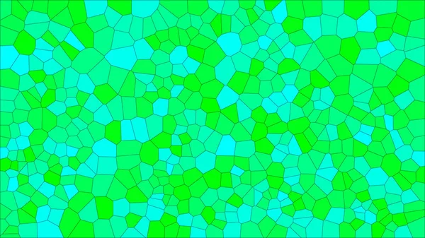 Gebrandschilderd Glas Kleurrijke Voronoi Vector Eps Abstract Patroon Van Achtergrond — Stockvector