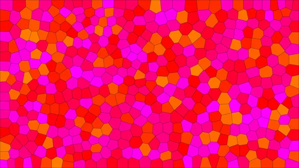 Vidrieras Colorido Voronoi Vector Eps Abstracto Patrón Fondo Celdas Irregulares — Vector de stock