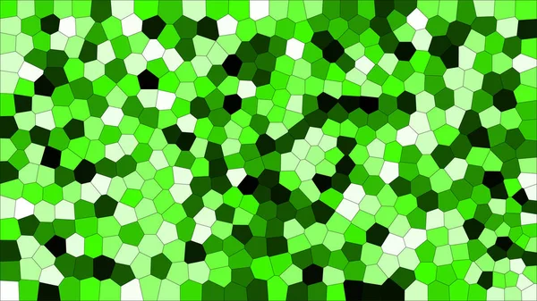 Vidrieras Colorido Voronoi Vector Eps Abstracto Patrón Fondo Celdas Irregulares — Archivo Imágenes Vectoriales