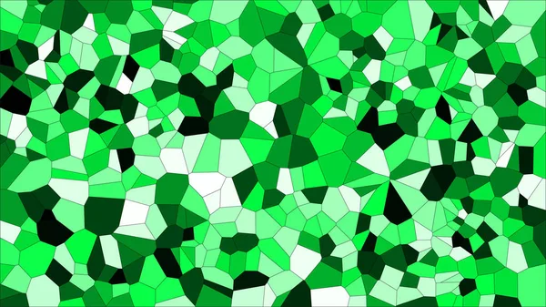 Bunte Glasmalerei Voronoi Vektor Eps Abstrakt Unregelmäßige Zellen Hintergrundmuster Geometrische — Stockvektor