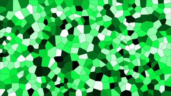 Bunte Glasmalerei Voronoi Vektor Eps Abstrakt Unregelmäßige Zellen Hintergrundmuster Geometrische — Stockvektor