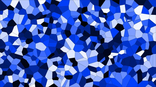 彩色玻璃五颜六色的 Voronoi Eps 不规则单元格背景模式 几何形状网格 Vetorial — 图库矢量图片