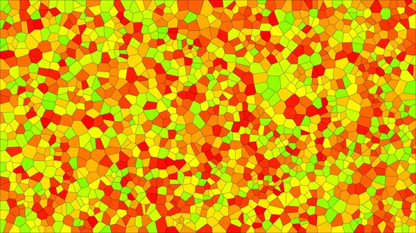 Vetri Colorati Voronoi Vettoriale Eps Astratto Modello Sfondo Celle Irregolari — Vettoriale Stock