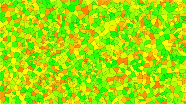 Vidrieras Colorido Voronoi Vector Eps Abstracto Patrón Fondo Celdas Irregulares — Archivo Imágenes Vectoriales