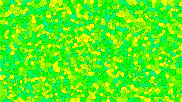 彩色玻璃五颜六色的 Voronoi Eps 不规则单元格背景模式 几何形状网格 Vetorial — 图库矢量图片