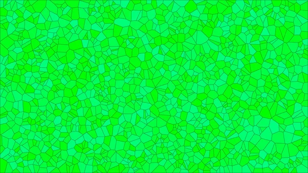 Vidro Manchado Voronoi Colorido Vetor Eps Abstrato Padrão Fundo Células — Vetor de Stock