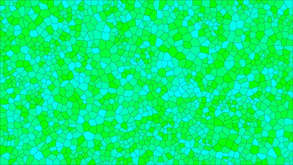 Vidro Manchado Voronoi Colorido Vetor Eps Abstrato Padrão Fundo Células — Vetor de Stock