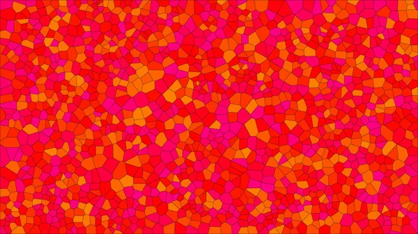 Vidrieras Colorido Voronoi Vector Eps Abstracto Patrón Fondo Celdas Irregulares — Archivo Imágenes Vectoriales