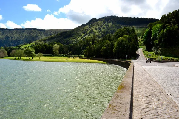 Sete Cidades Lagune Sao Miguel Azoren Portugal — Stockfoto