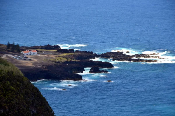 Piscine Naturelle Ponta Ferraria Sao Miguel Açores Portugal — Photo