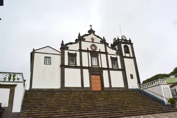 Kościół Miejscowości Agua Wyspa Sao Miguel Azory — Zdjęcie stockowe