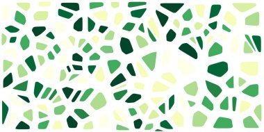 Vitray renkli voronoi fileto, vektör soyut ile. Düzensiz hücre arka plan deseni. 2D geometrik şekiller kılavuz. En boy oranı 2:1