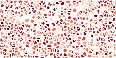 Vitray renkli voronoi fileto, vektör soyut ile. Düzensiz hücre arka plan deseni. 2D geometrik şekiller kılavuz. En boy oranı 2:1