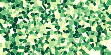 Vitray renkli voronoi fileto, vektör soyut ile. Düzensiz hücre arka plan deseni. 2D geometrik şekiller kılavuz. En boy oranı 2:1