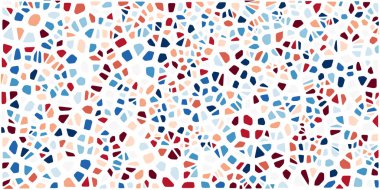 Vitray renkli voronoi fileto, vektör soyut ile. Düzensiz hücre arka plan deseni. 2D geometrik şekiller kılavuz. En boy oranı 2:1