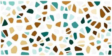 Vitray renkli voronoi fileto, vektör soyut ile. Düzensiz hücre arka plan deseni. 2D geometrik şekiller kılavuz. En boy oranı 2:1