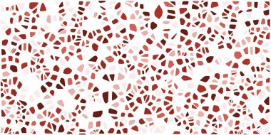 Vitray renkli voronoi fileto, vektör soyut ile. Düzensiz hücre arka plan deseni. 2D geometrik şekiller kılavuz. En boy oranı 2:1