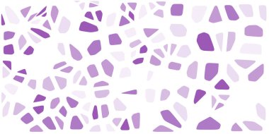 Vitray renkli voronoi fileto, vektör soyut ile. Düzensiz hücre arka plan deseni. 2D geometrik şekiller kılavuz. En boy oranı 2:1