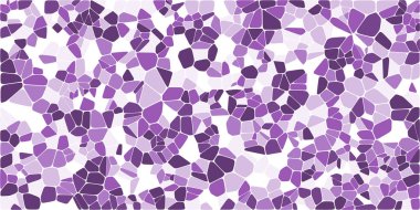 Vitray renkli voronoi fileto, vektör soyut ile. Düzensiz hücre arka plan deseni. 2D geometrik şekiller kılavuz. En boy oranı 2:1