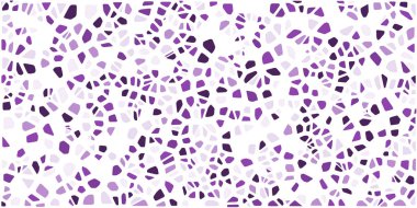 Vitray renkli voronoi fileto, vektör soyut ile. Düzensiz hücre arka plan deseni. 2D geometrik şekiller kılavuz. En boy oranı 2:1