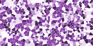 Vitray renkli voronoi fileto, vektör soyut ile. Düzensiz hücre arka plan deseni. 2D geometrik şekiller kılavuz. En boy oranı 2:1