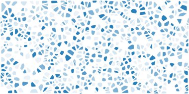 Vitray renkli voronoi fileto, vektör soyut ile. Düzensiz hücre arka plan deseni. 2D geometrik şekiller kılavuz. En boy oranı 2:1