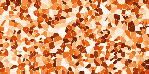 Vitray renkli voronoi fileto, vektör soyut ile. Düzensiz hücre arka plan deseni. 2D geometrik şekiller kılavuz. En boy oranı 2:1