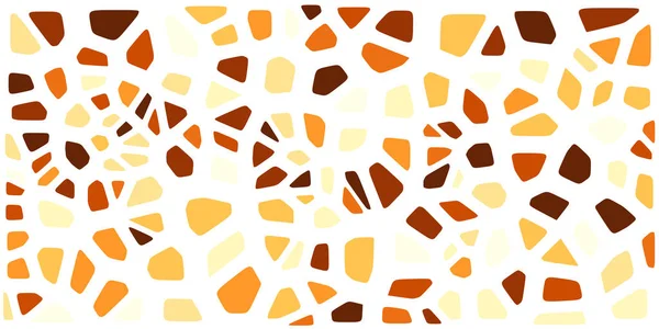 Vitray renkli voronoi fileto, vektör soyut ile. Düzensiz hücre arka plan deseni. 2D geometrik şekiller kılavuz. En boy oranı 2:1