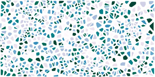 Vitray renkli voronoi fileto, vektör soyut ile. Düzensiz hücre arka plan deseni. 2D geometrik şekiller kılavuz. En boy oranı 2:1
