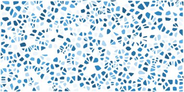 Vitray renkli voronoi fileto, vektör soyut ile. Düzensiz hücre arka plan deseni. 2D geometrik şekiller kılavuz. En boy oranı 2:1