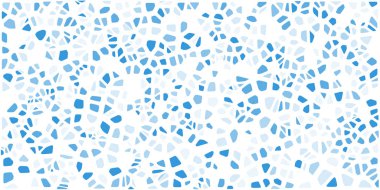 Vitray renkli voronoi fileto, vektör soyut ile. Düzensiz hücre arka plan deseni. 2D geometrik şekiller kılavuz. En boy oranı 2:1