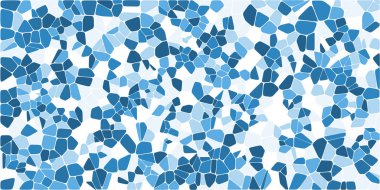 Vitray renkli voronoi fileto, vektör soyut ile. Düzensiz hücre arka plan deseni. 2D geometrik şekiller kılavuz. En boy oranı 2:1