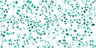 Vitray renkli voronoi fileto, vektör soyut ile. Düzensiz hücre arka plan deseni. 2D geometrik şekiller kılavuz. En boy oranı 2:1