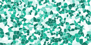 Vitray renkli voronoi fileto, vektör soyut ile. Düzensiz hücre arka plan deseni. 2D geometrik şekiller kılavuz. En boy oranı 2:1