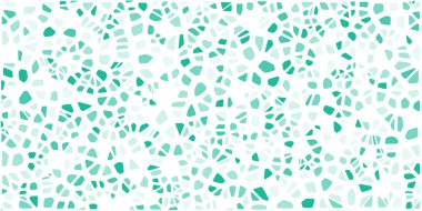 Vitray renkli voronoi fileto, vektör soyut ile. Düzensiz hücre arka plan deseni. 2D geometrik şekiller kılavuz. En boy oranı 2:1