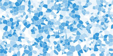 Vitray renkli voronoi fileto, vektör soyut ile. Düzensiz hücre arka plan deseni. 2D geometrik şekiller kılavuz. En boy oranı 2:1