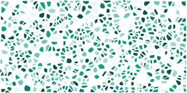 Vitray renkli voronoi fileto, vektör soyut ile. Düzensiz hücre arka plan deseni. 2D geometrik şekiller kılavuz. En boy oranı 2:1