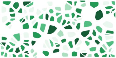 Vitray renkli voronoi fileto, vektör soyut ile. Düzensiz hücre arka plan deseni. 2D geometrik şekiller kılavuz. En boy oranı 2:1