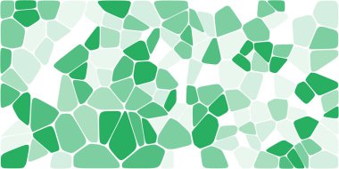 Vitray renkli voronoi fileto, vektör soyut ile. Düzensiz hücre arka plan deseni. 2D geometrik şekiller kılavuz. En boy oranı 2:1