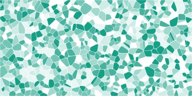 Vitray renkli voronoi fileto, vektör soyut ile. Düzensiz hücre arka plan deseni. 2D geometrik şekiller kılavuz. En boy oranı 2:1