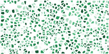 Vitray renkli voronoi fileto, vektör soyut ile. Düzensiz hücre arka plan deseni. 2D geometrik şekiller kılavuz. En boy oranı 2:1